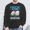Winter Reading Book Bookworm Winter Sweatshirt Gifts for Old Men