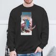 『ゴジラvsコング』3 長袖tシャツ スウェットシャツ 高齢者への贈り物