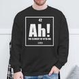 おったま Ah 元素デザイン おもしろ理系 サプライズ要素 42 ナンバー グラフィック 長袖tシャツ スウェットシャツ 高齢者への贈り物