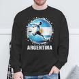 アルゼンチン選手のためのアルゼンチンシャツ レトロ ボーイズ アルゼンチン スウェットシャツ 高齢者への贈り物