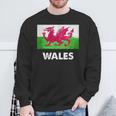 ウェールズ国旗tシャツ スウェットシャツ 高齢者への贈り物