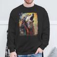 ウルフマン 長袖tシャツ スウェットシャツ 高齢者への贈り物