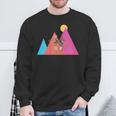 エジプトのピラミッド I エジプトの神々 考古学 エジプト 長袖tシャツ スウェットシャツ 高齢者への贈り物