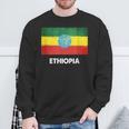 エチオピア国旗tシャツ スウェットシャツ 高齢者への贈り物