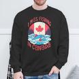 カナダでの釣り 長袖tシャツ スウェットシャツ 高齢者への贈り物