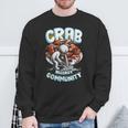 カニアレルギー Crab Allergy Community スウェットシャツ 高齢者への贈り物