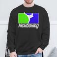 キックボクサー 格闘技 キックボクシング キックボクシング 長袖tシャツ スウェットシャツ 高齢者への贈り物