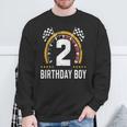 キッズ 2歳 誕生日 男の子 レーシング スピードメーター スウェットシャツ 高齢者への贈り物