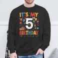 キッズ 5歳の誕生日シャツ男の子キッズ幼児5歳の誕生日男の子 スウェットシャツ 高齢者への贈り物