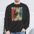 キッズ Braap I'm 9 ダートバイク 誕生日 9 Mx 9歳の誕生日 モトクロス スウェットシャツ 高齢者への贈り物