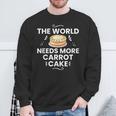 キャロットケーキ レシピ カップケーキ パイ グルテンフリー ビーガン スウェットシャツ 高齢者への贈り物