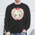 キューピー 赤ちゃん りんご 水玉 長袖tシャツ スウェットシャツ 高齢者への贈り物