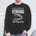 クロコダイル ストロング オールデイ ロング クロコダイル 長袖tシャツ スウェットシャツ 高齢者への贈り物