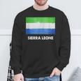 シエラレオネ国旗tシャツ スウェットシャツ 高齢者への贈り物