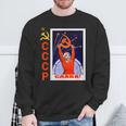 ソビエト宇宙宣伝ポスター Cccp ソビエト連邦 スウェットシャツ 高齢者への贈り物