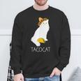 タコキャット-楽しい猫の回文 スウェットシャツ 高齢者への贈り物