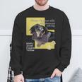 ダックス ミニチュアダックス シルバーダップル スマホ らく 犬 スウェットシャツ 高齢者への贈り物