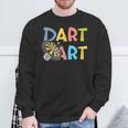 ダーツアート ダーツプレーヤー ダーツスポーツ ダーツボード ダーツ スウェットシャツ 高齢者への贈り物