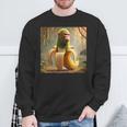 チンパンジーニ バナニーニ 長袖tシャツ スウェットシャツ 高齢者への贈り物