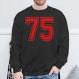 ナンバー75 Redports Teamtyle 長袖tシャツ スウェットシャツ 高齢者への贈り物