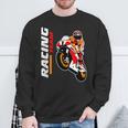 バイクレース Motorcycle Racing スウェットシャツ 高齢者への贈り物