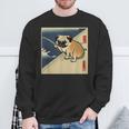 パグ 犬 面白いtシャツ イヌ 釣り メンズ おもしろ 面白い 服 おもしろグッズ 文字tシャツ ネタ 海釣り 川釣り スウェットシャツ 高齢者への贈り物