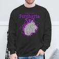 ポルフィリン症啓発 長袖tシャツ スウェットシャツ 高齢者への贈り物