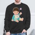 メルちゃんのおともだち あっちゃん Bigプリント スウェットシャツ 高齢者への贈り物
