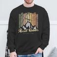 レトロマウントレーニア国立公園 Usヴィンテージマウントレーニア山 長袖tシャツ スウェットシャツ 高齢者への贈り物