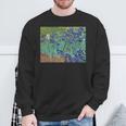 ヴィンセント・ファン・ゴッホによるアイリス1889 長袖tシャツ スウェットシャツ 高齢者への贈り物