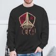 ヴィンテージソビエトロシアソ連スペースレトロアンティーク調cccp 長袖tシャツ スウェットシャツ 高齢者への贈り物