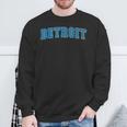ヴィンテージデトロイトメンズデトロイトレディースレトロブルーtシャツ デトロイト スウェットシャツ 高齢者への贈り物