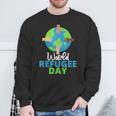 世界難民の日 難民プライド スウェットシャツ 高齢者への贈り物