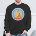 仏 マインドフルネス 仏前 ガウタマ仏教 愛 優しさ 長袖tシャツ スウェットシャツ 高齢者への贈り物