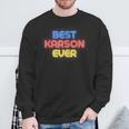 史上最高のカーソン 面白いカーソン名 Karson スウェットシャツ 高齢者への贈り物