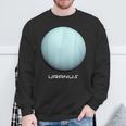 天王星tシャツ 天文学や宇宙愛好家へのギフトに最適 スウェットシャツ 高齢者への贈り物