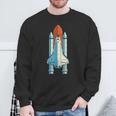 宇宙飛行士 スペースクラフト 宇宙旅行 スペースシャトル スウェットシャツ 高齢者への贈り物