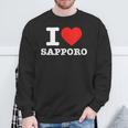 札幌大好き- I Loveapporo スウェットシャツ 高齢者への贈り物