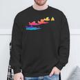 競艇 ボートレース ターン ビンテージ 面白いtシャツ メンズ おもしろ 面白 ネタ 面白グッズ 長袖tシャツ スウェットシャツ 高齢者への贈り物