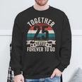 結婚25周年記念 Together 25 Years Forever To Go スウェットシャツ 高齢者への贈り物
