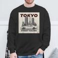 自動車愛好家のための東京ストリートレーシングカーデザイン スウェットシャツ 高齢者への贈り物