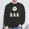 面白い 「Ban」おもしろギャグ-ジョーク 漢字 ばん 文字入り スウェットシャツ 高齢者への贈り物