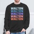 面白いギフト名 Walton 名前入り スウェットシャツ 高齢者への贈り物