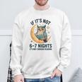 6-7 Nights Reading Owl On Moon Book Lover Reading Sweatshirt Gifts for Old Men