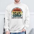 79歳ギフトtシャツ 1945年のベスト・オブ・レジェンド 1945年に誕生 スウェットシャツ 高齢者への贈り物