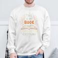This Is My Book Character Costume Premium Tri-Blend Sweatshirt Gifts for Old Men