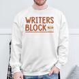 Book Writer Author Writers Block Book Writing Novelist Premium Tri-Blend Sweatshirt Gifts for Old Men Book Writer Author Writers Block Book Writing Novelist Premium Tri-Blend Sweatshirt Gifts for Old Men