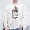 Books And Coffee Sweatshirt Gifts for Old Men