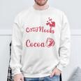 Books Cozy Nooks And Hot Cocoa Cute Fall Booklover Sweatshirt Gifts for Old Men