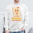 Books Are Friends Bookish Bookstore Library Premium Tri-Blend Sweatshirt Gifts for Old Men Books Are Friends Bookish Bookstore Library Premium Tri-Blend Sweatshirt Gifts for Old Men